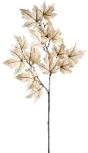 36  Beige Maple Leaf Spray