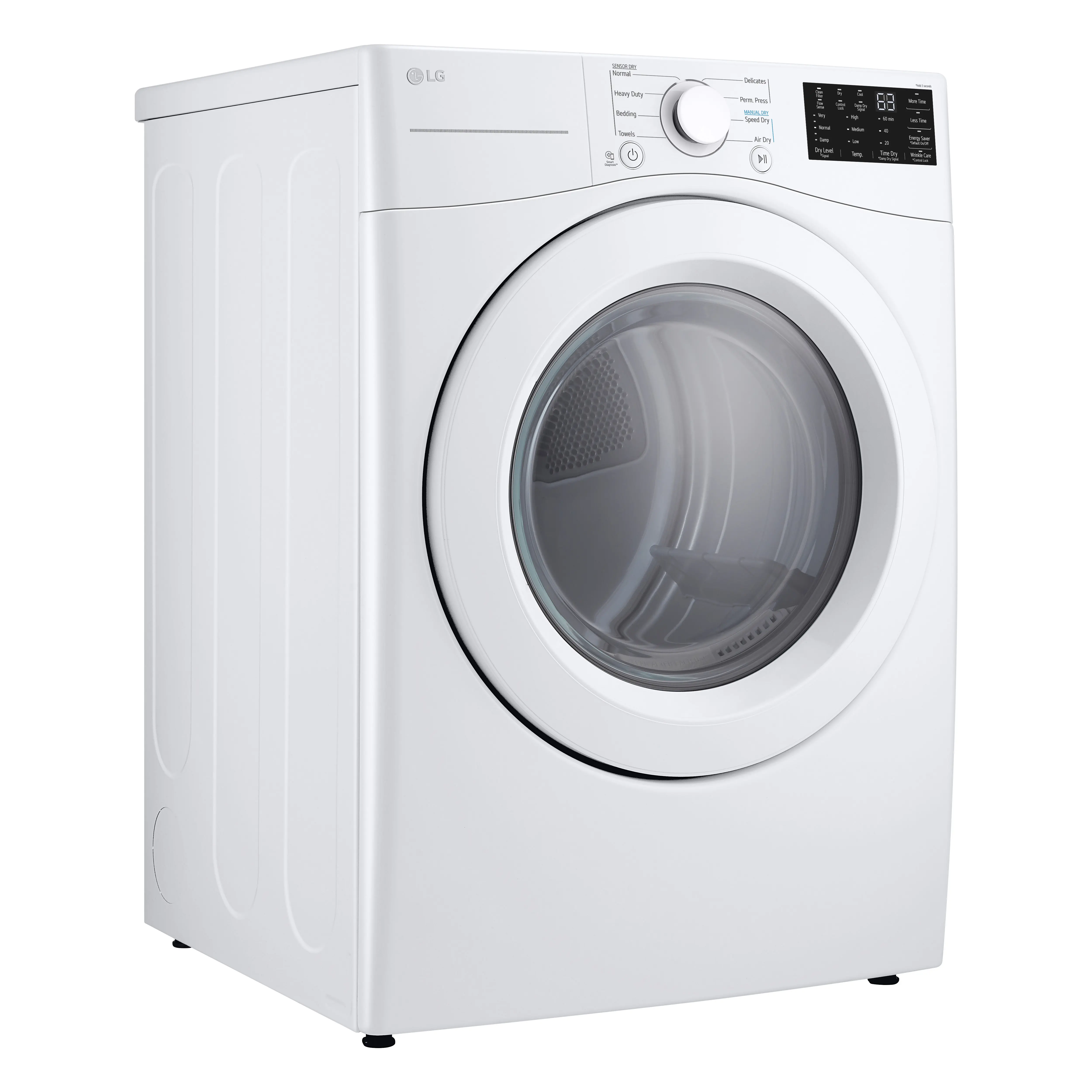 DLE3470W LG 7.4 cu ft Electric Dryer - White 3470W-6