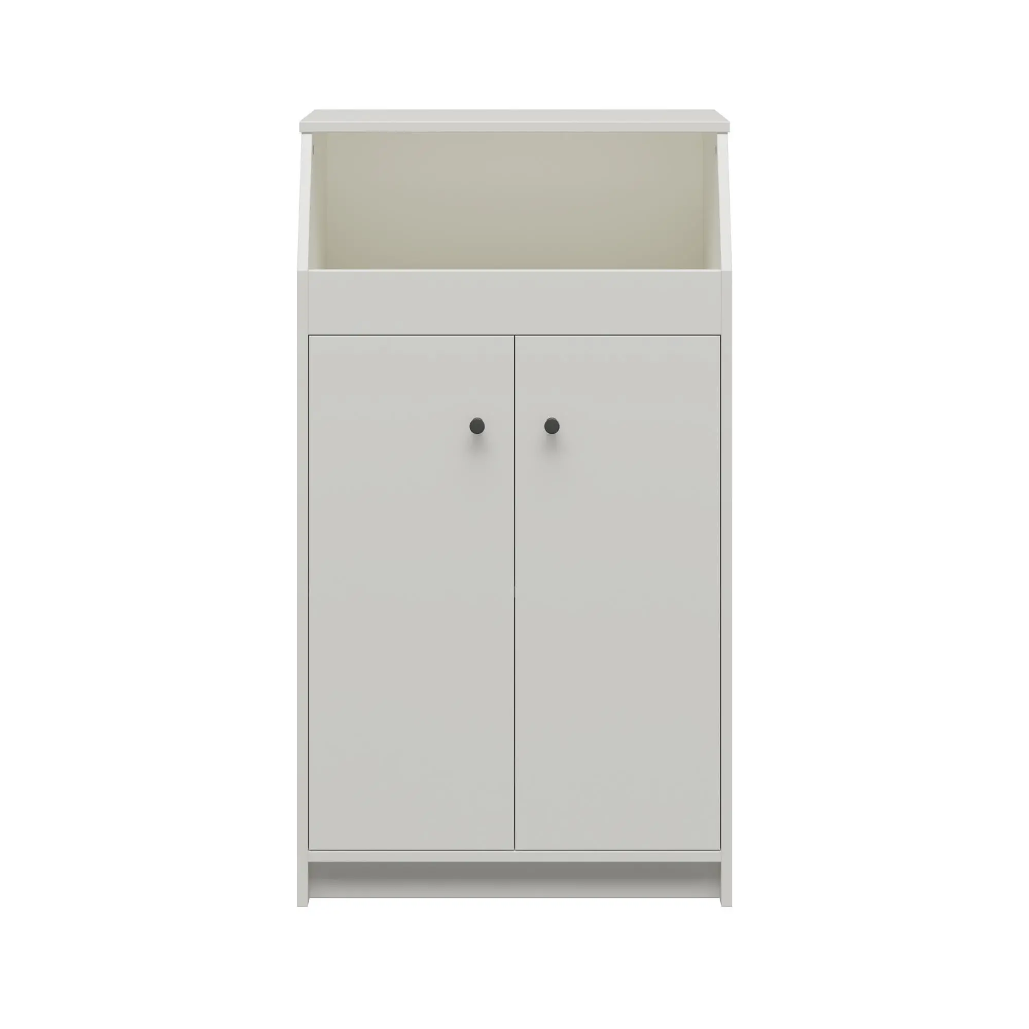 The Loft White 2-Door Storage Tower-4