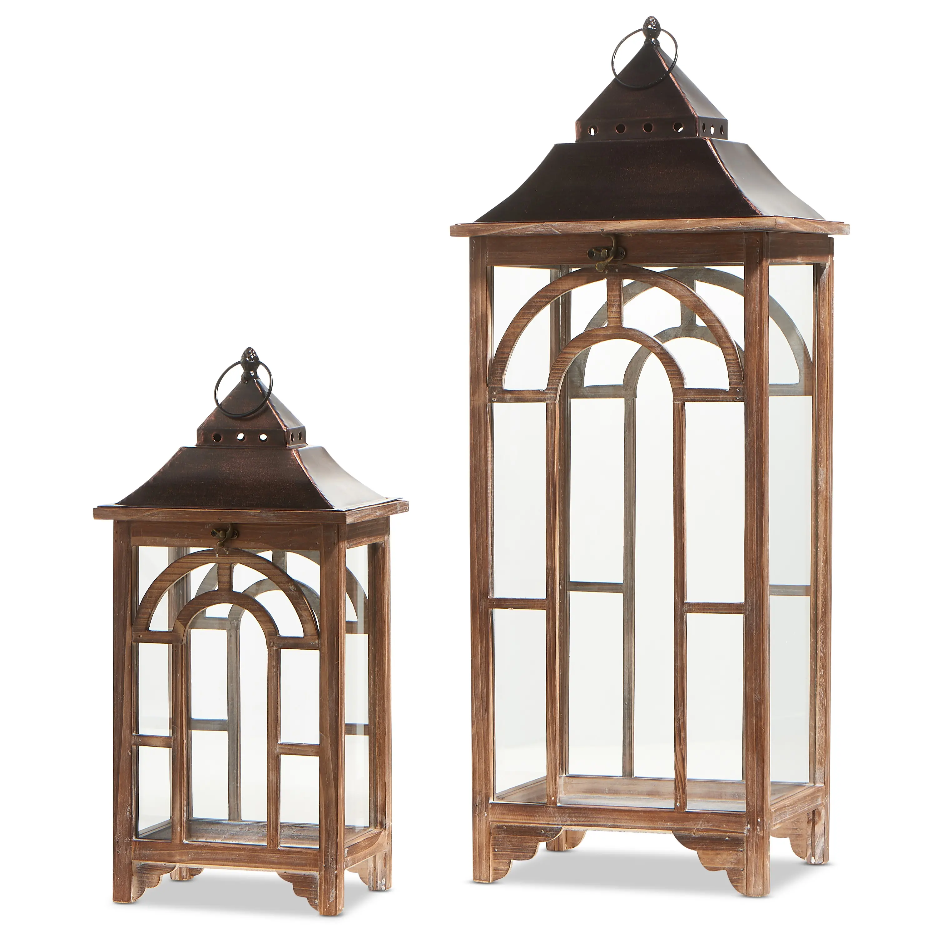 Small Arched Pane Lantern-1