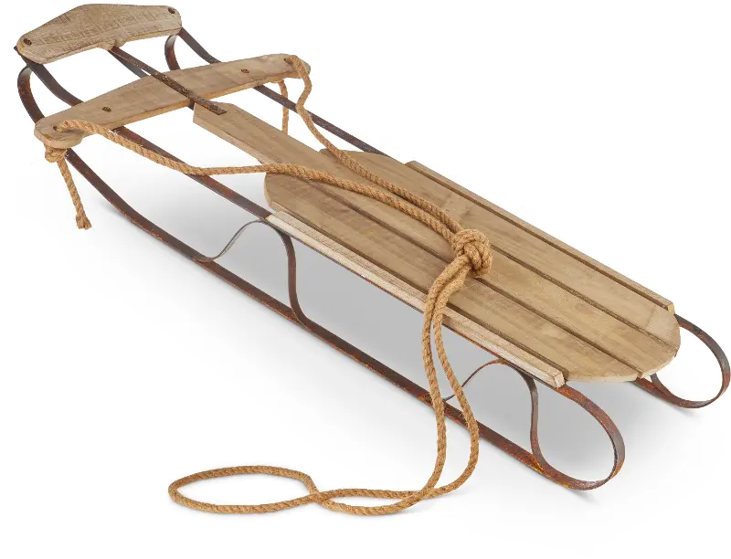 41 Inch Wooden Sled