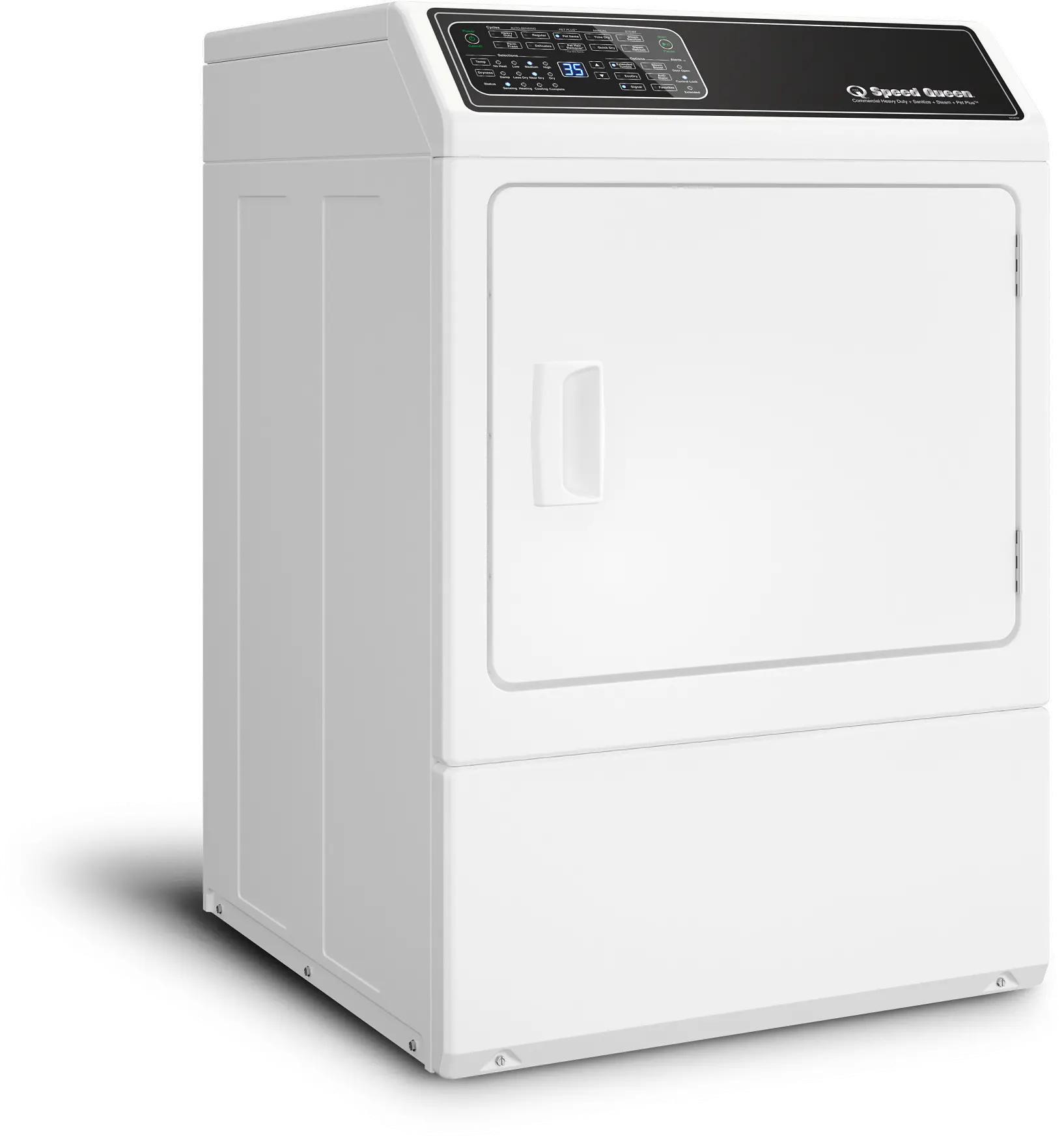 DF7004WE Speed Queen 7.0 Cu Ft Electric Dryer - White-4