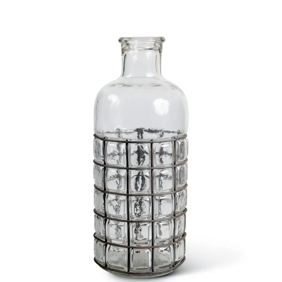 Medium 12.5-Inch Glass Bubble Vase-1