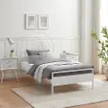 JDYB3CWH Jody White Metal Twin Bed