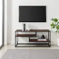 MAYM9EDW Maya 40 Dark Walnut Floating Shelf TV Stand