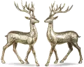 Assorted 14 Inch Champagne Deer