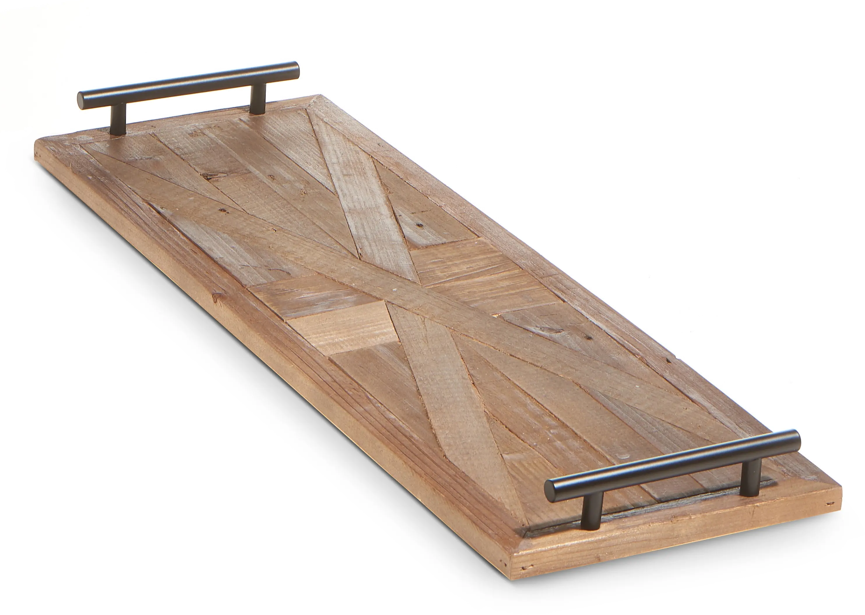 24 Inch Rustic Handled Tray-1