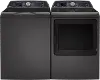 .GEC-700-D/G-ELE--PR GE Profile Electric Washer and Dryer Set - Diamond Gray PT700DG