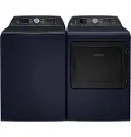 .GEC-BLU-905-GAS--PR GE Profile Agitator Washer and Gas Dryer Set - Blue PT900B