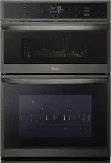 WCEP6423D LG 6.4 cu ft Combination Wall Oven - Black Stainless Steel 30 Inch