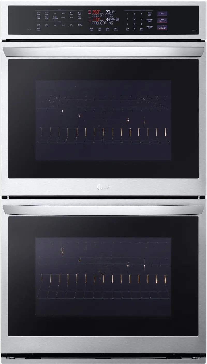 LG 9.4 cu ft Double Wall Oven - Stainless Steel 30 Inch