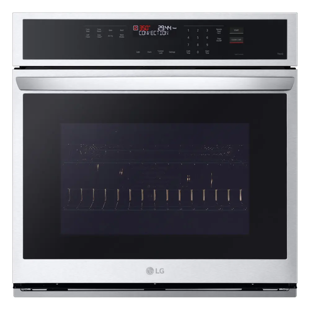 WSEP4723F LG 4.7 Cu Ft Smart Convection Wall Oven - Stainless Steel-1