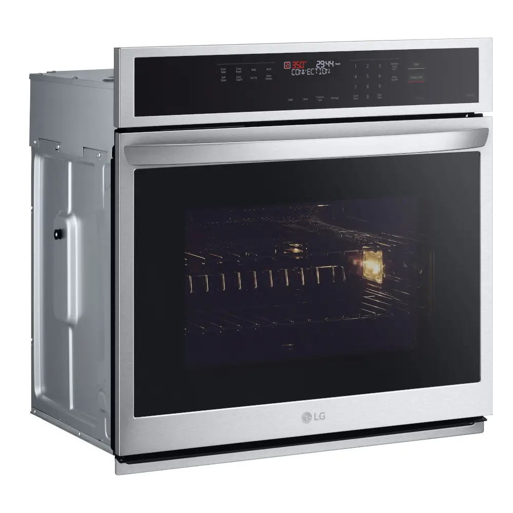 WSEP4723F LG 4.7 Cu Ft Smart Convection Wall Oven - Stainless Steel-11