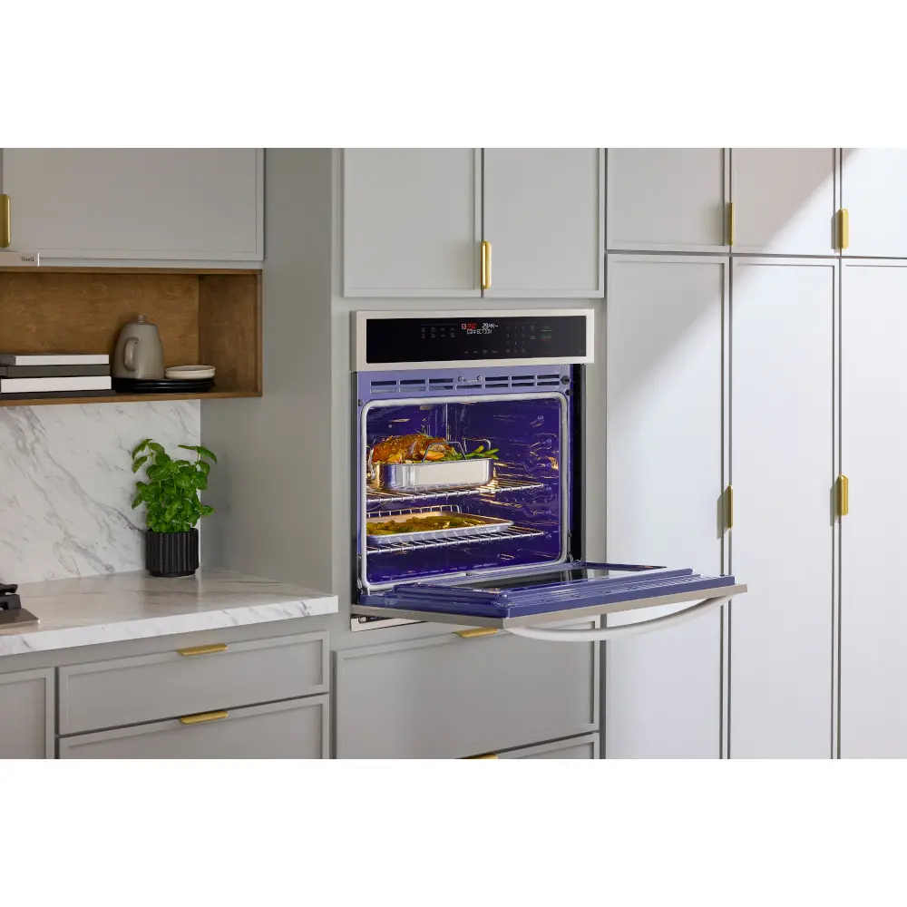 WSEP4723F LG 4.7 Cu Ft Smart Convection Wall Oven - Stainless Steel-3