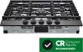 CBGJ3023D LG 30 Inch Gas Cooktop - Black Stainless Steel