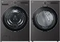 .LG-BST-6700-ELE--PR LG Washer and Electric Dryer Set - Black Steel 6700B