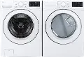 .LG-W/W-3470-GAS--PR LG Gas Washer and Dryer Set - White 3470W