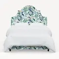 181BEDRPCPCBLWHLCB Rifle Paper Co. Marion Blue Peacock Full Bed