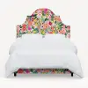 180BEDRPCGRPRTLCB Rifle Paper Co Marion Garden Party Pink Twin Bed