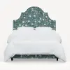 180BEDRPCPNEMRLCB Rifle Paper Co Marion Emerald Peonies Twin Bed
