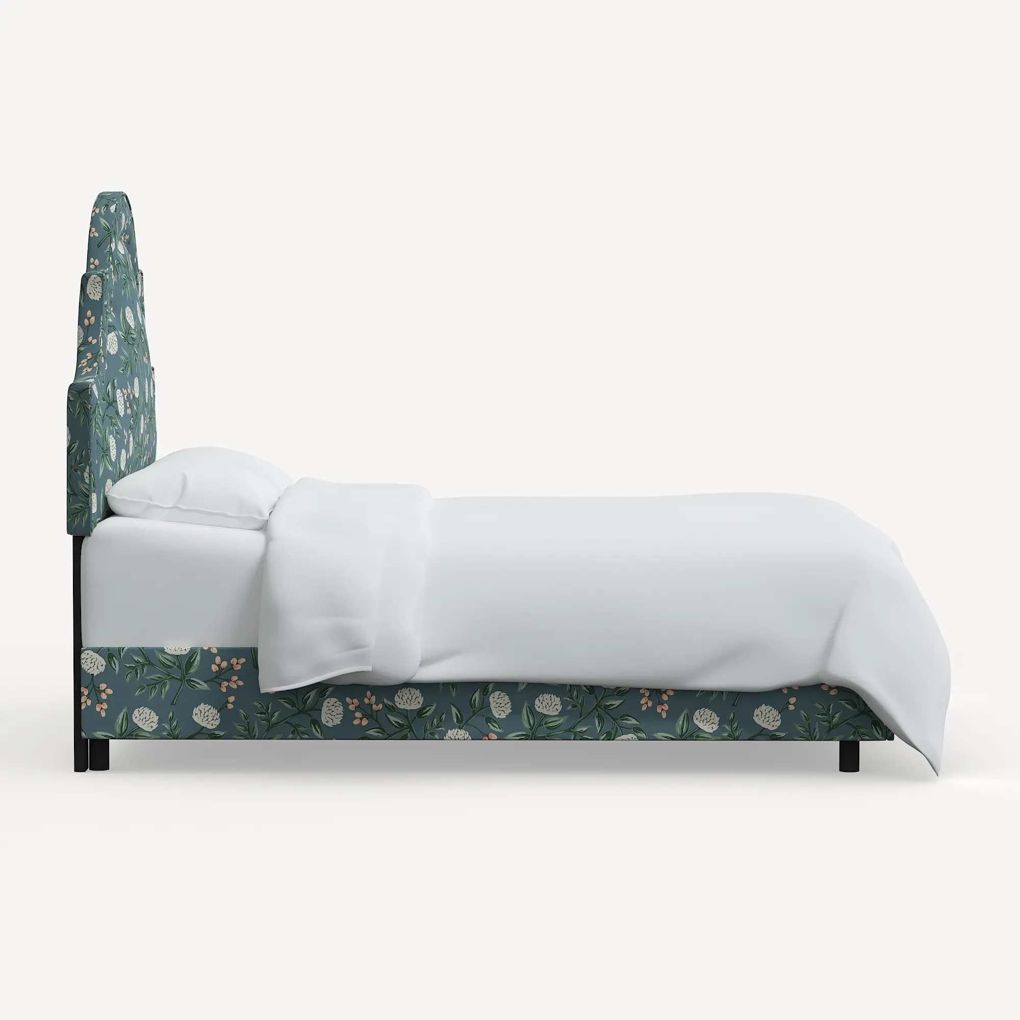 182BEDRPCPNEMRLCB Rifle Paper Co Marion Emerald Peonies Queen Bed-3