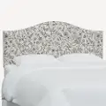 911FRPCAVBLKCRMLCB Rifle Paper Co Mayfair Aviary Cream & Black Full Headboard