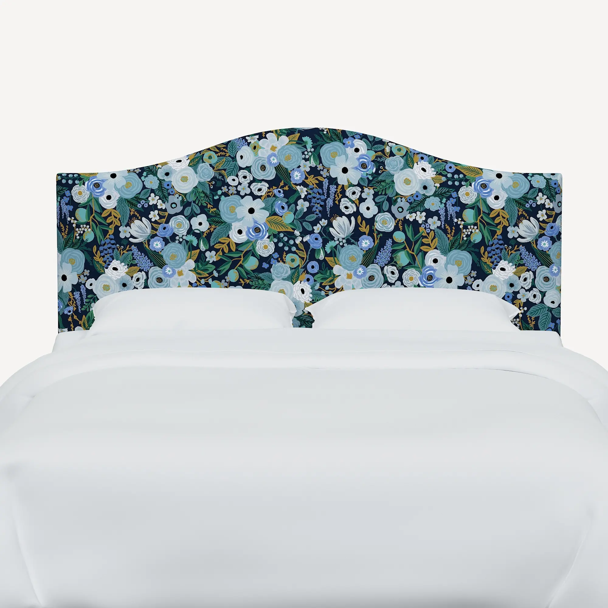 910TRPCGRPRBLULCB Rifle Paper Co Mayfair Garden Party Blue Twin Headboard-1
