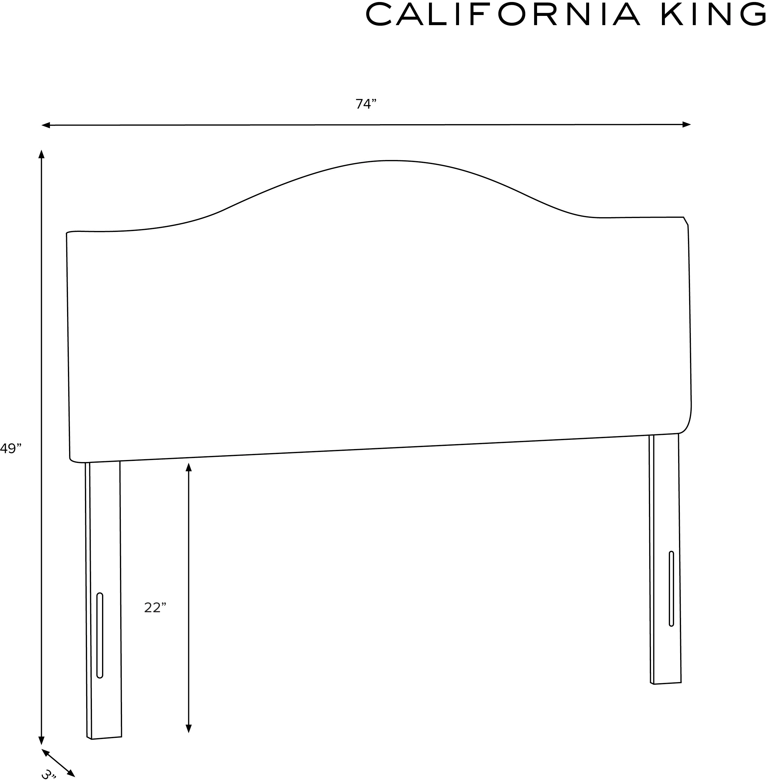 914CRPCMNBLKLCB Rifle Paper Co Mayfair Menagerie Black Cal-King Headboard-2