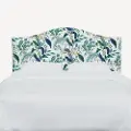 913KRPCPCBLWHLCB Rifle Paper Co Mayfair Blue Peacock King Headboard