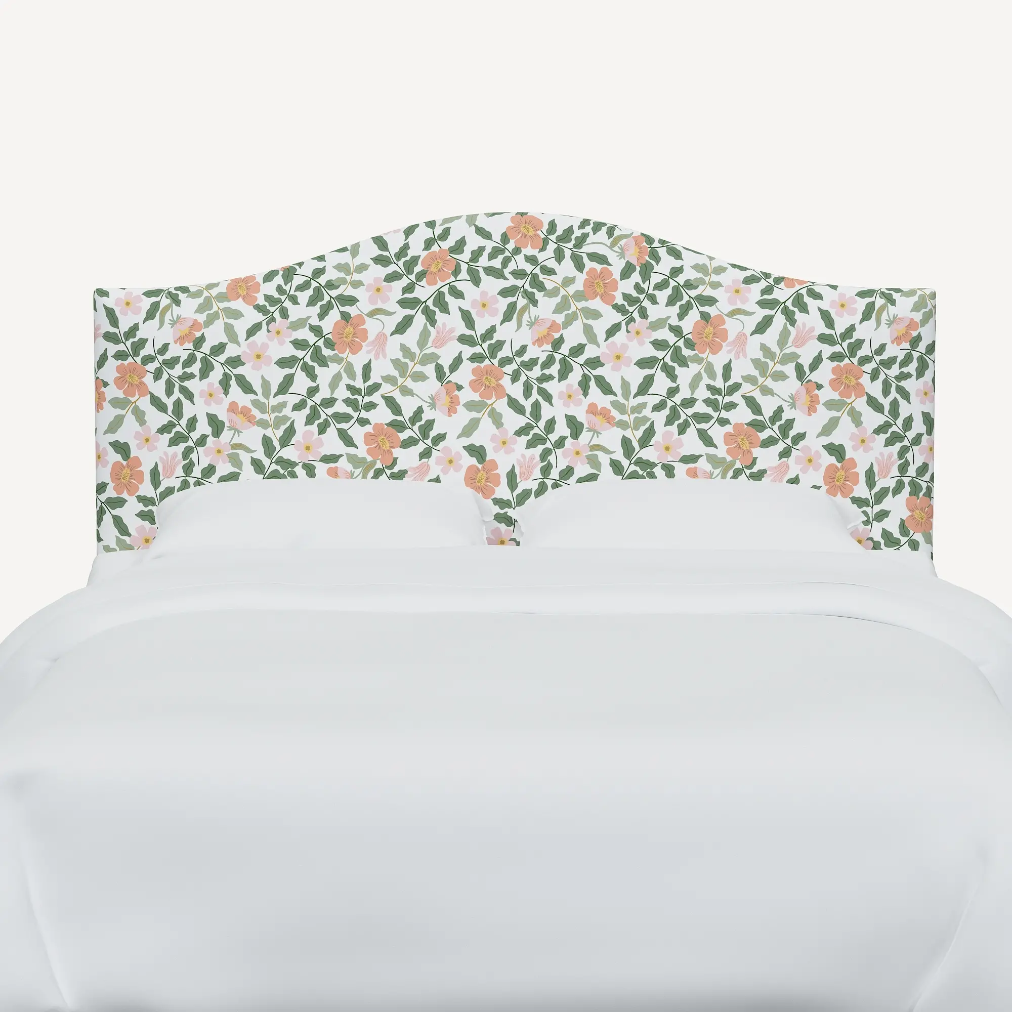 912QRPCPRBLSCRMLCB Rifle Paper Co Mayfair Primrose Blush & Cream Queen Headboard-2