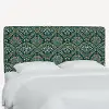482QRPCBREMRLCB Rifle Paper Co Elly Bramble Emerald Queen Headboard