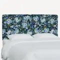 484CRPCGRPRBLULCB Rifle Paper Co Elly Garden Party Blue Cal-King Headboard