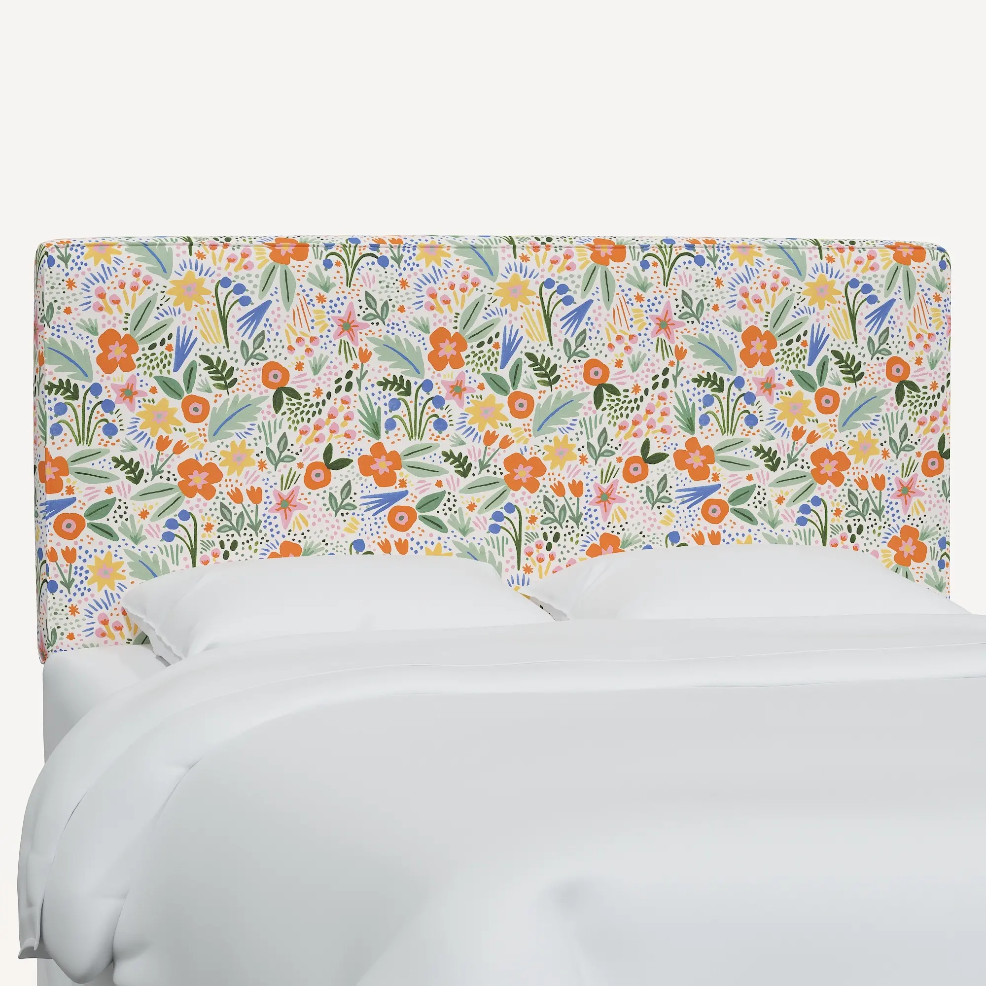 482QRPCMRMLTLCB Rifle Paper Co Elly Multicolor Floral Queen Headboard-1