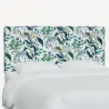 481FRPCPCBLWHLCB Rifle Paper Co Elly Blue Peacock Full Headboard
