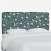 480TRPCPNEMRLCB Rifle Paper Co Elly Emerald Peonies Twin Headboard