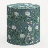 90-2RPCPNEMRLCB Rifle Paper Co. Billie Emerald Peonies Round Ottoman