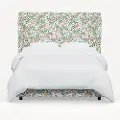 973BEDRPCPRBLSCRMLCB Rifle Paper Co Hawthorne Primrose Blush & Cream King Wingback Bed