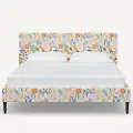1672FCBEDRPCMRMLTLCB Rifle Paper Co Elly Multicolor Floral Queen Platform Bed