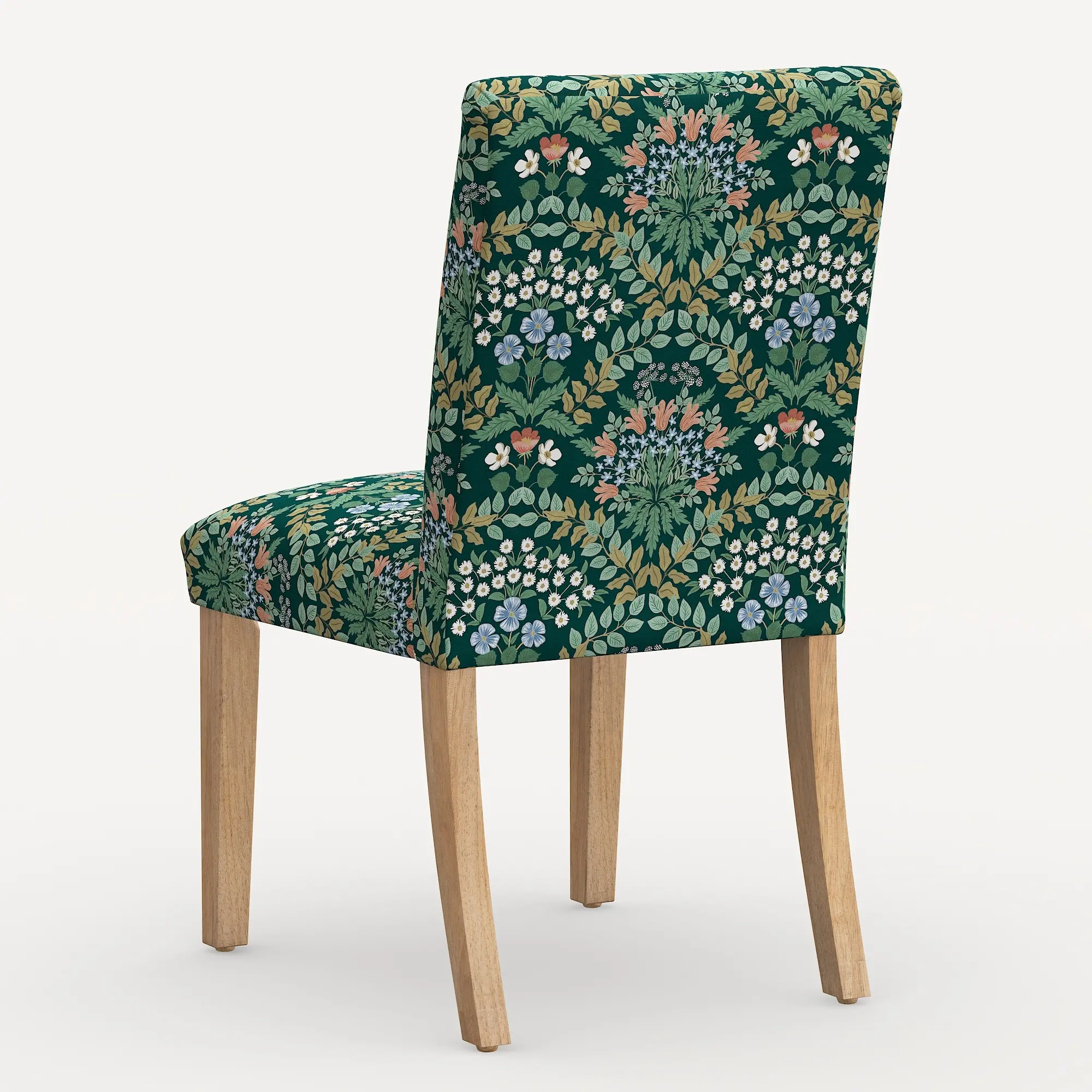 63-6NATRPCBREMRLCB Rifle Paper Co. Lorraine Bramble Emerald Dining Chair-3