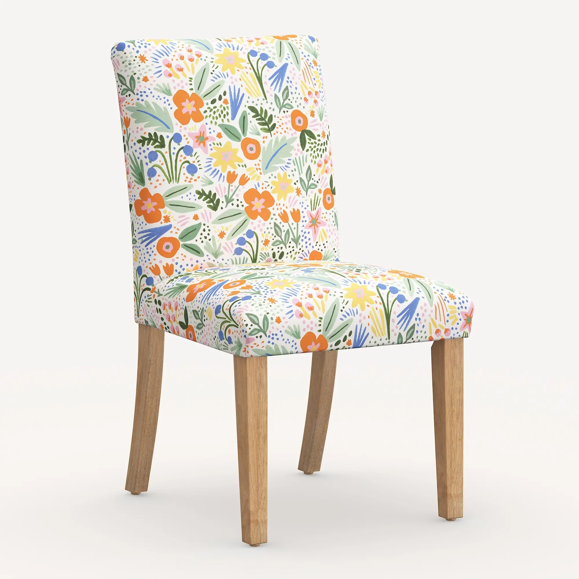 63-6NATRPCMRMLTLCB Rifle Paper Co. Lorraine Multi Color Floral Dining Chair-1