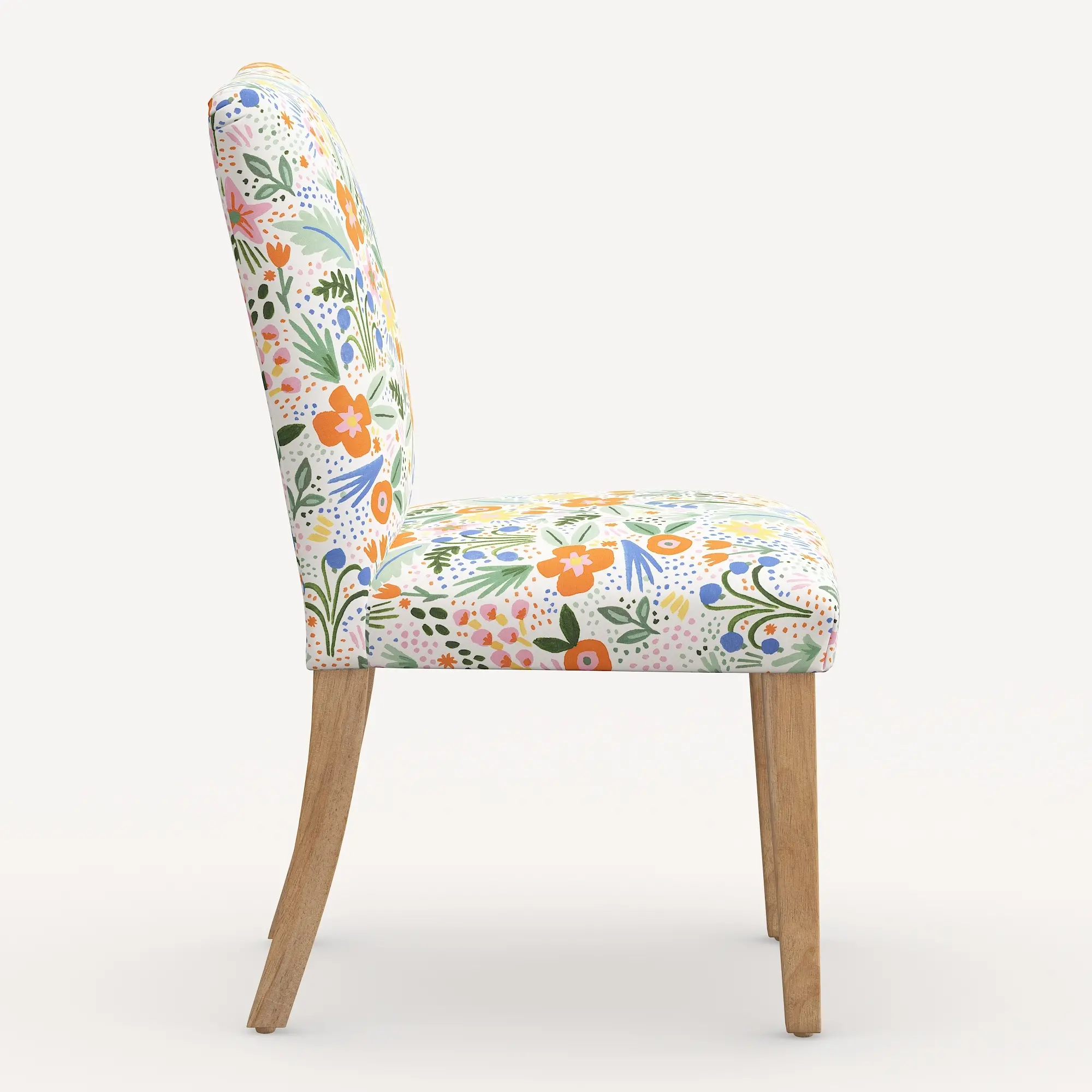 63-6NATRPCMRMLTLCB Rifle Paper Co. Lorraine Multi Color Floral Dining Chair-2