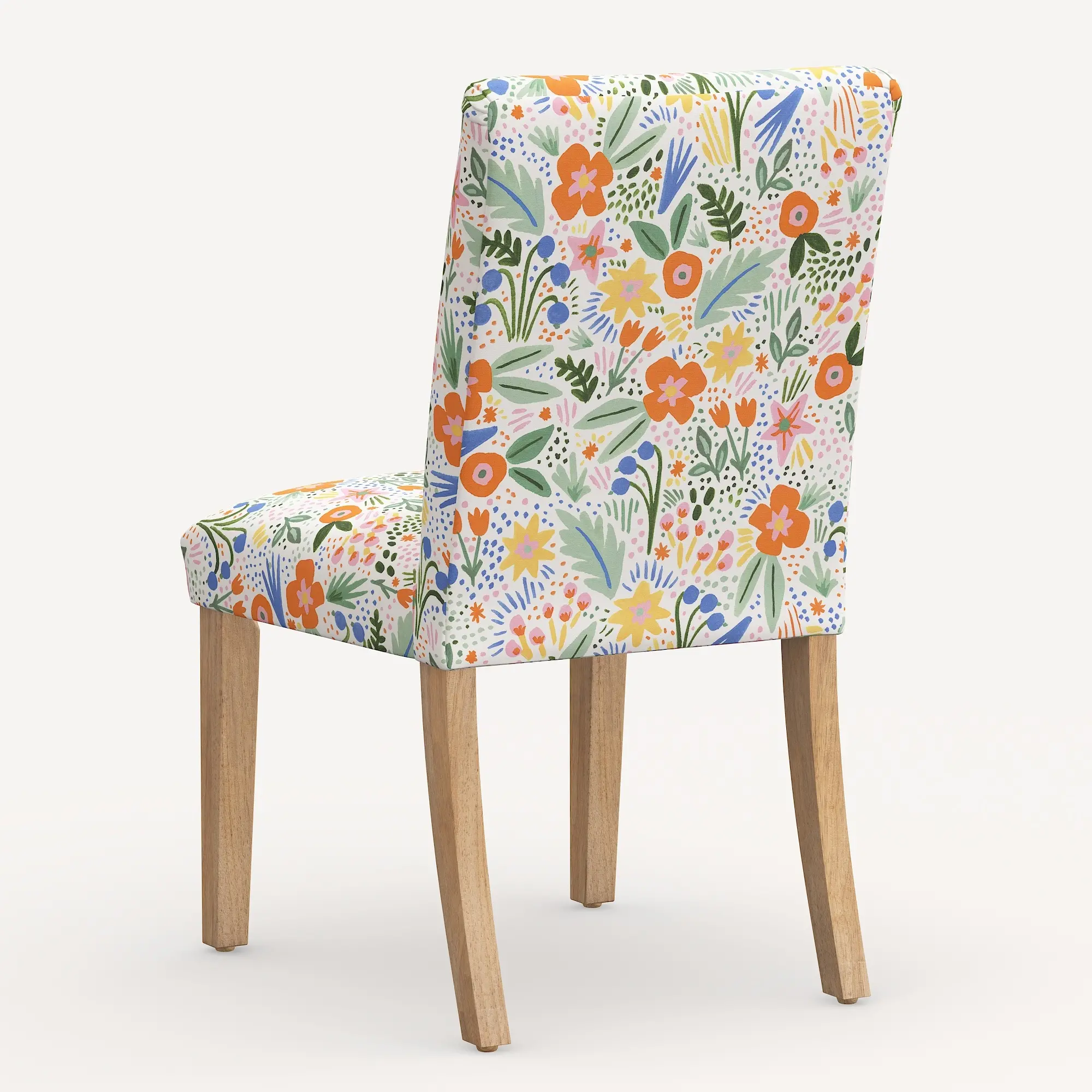 63-6NATRPCMRMLTLCB Rifle Paper Co. Lorraine Multi Color Floral Dining Chair-3