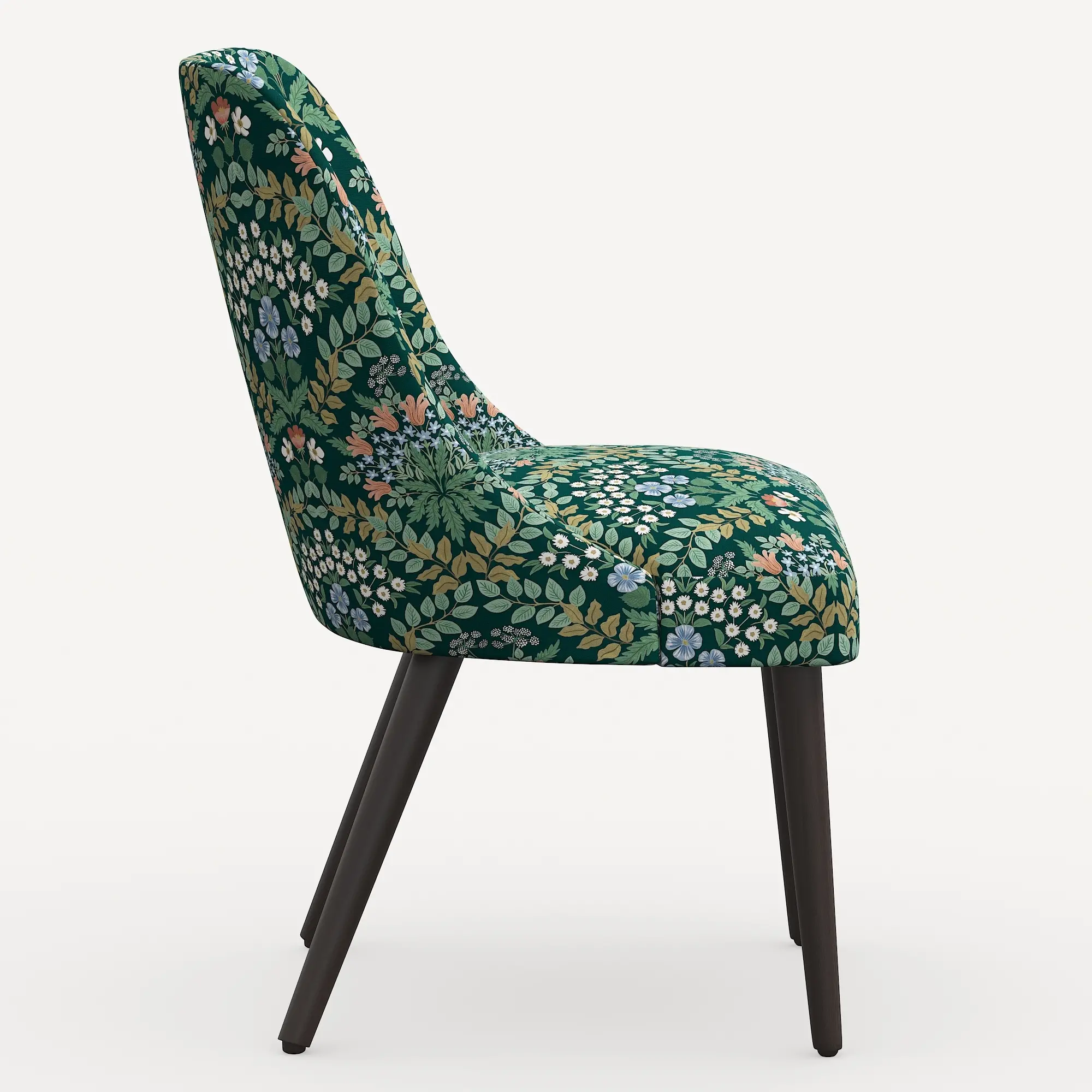 84-6RPCBREMRLCB Rifle Paper Co. Clare Bramble Emerald Dining Chair-5
