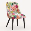 84-6RPCGRPRTLCB Rifle Paper Co. Clare Garden Party Pink Dining Chair