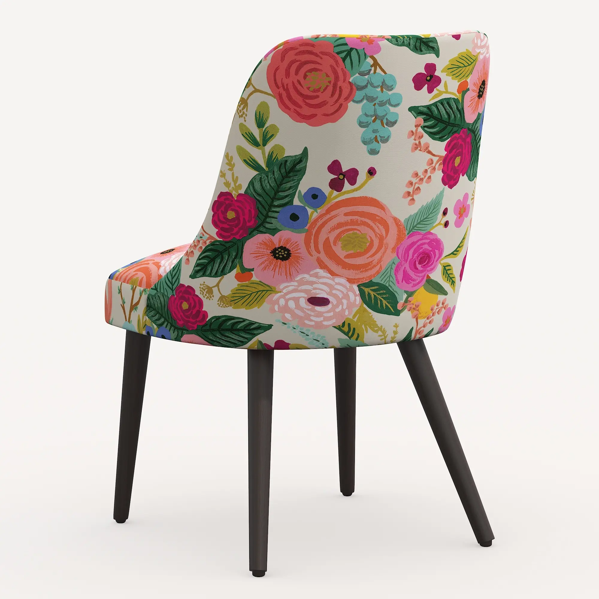 84-6RPCGRPRTLCB Rifle Paper Co. Clare Garden Party Pink Dining Chair-5