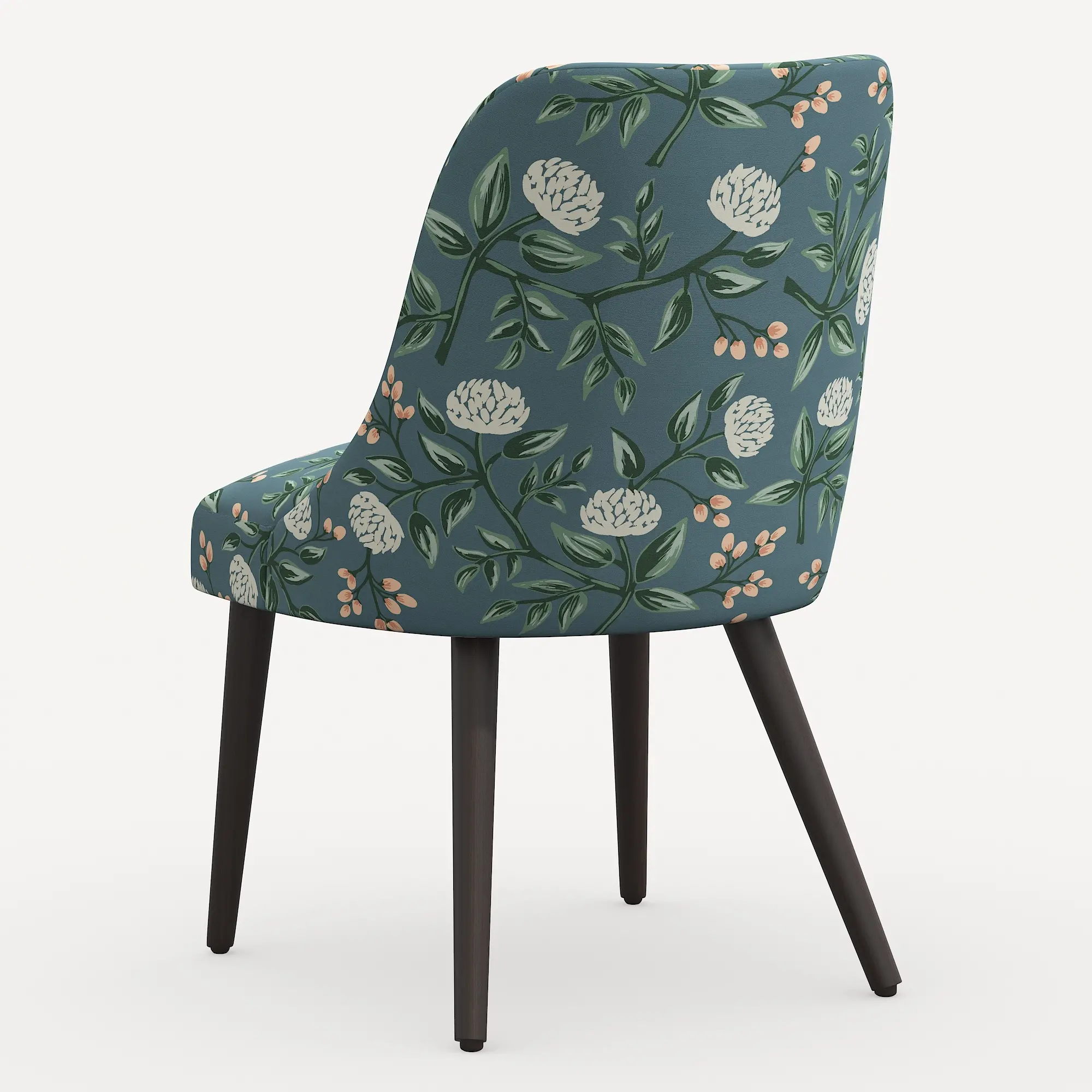 84-6RPCPNEMRLCB Rifle Paper Co. Clare Emerald Peonies Dining Chair-7