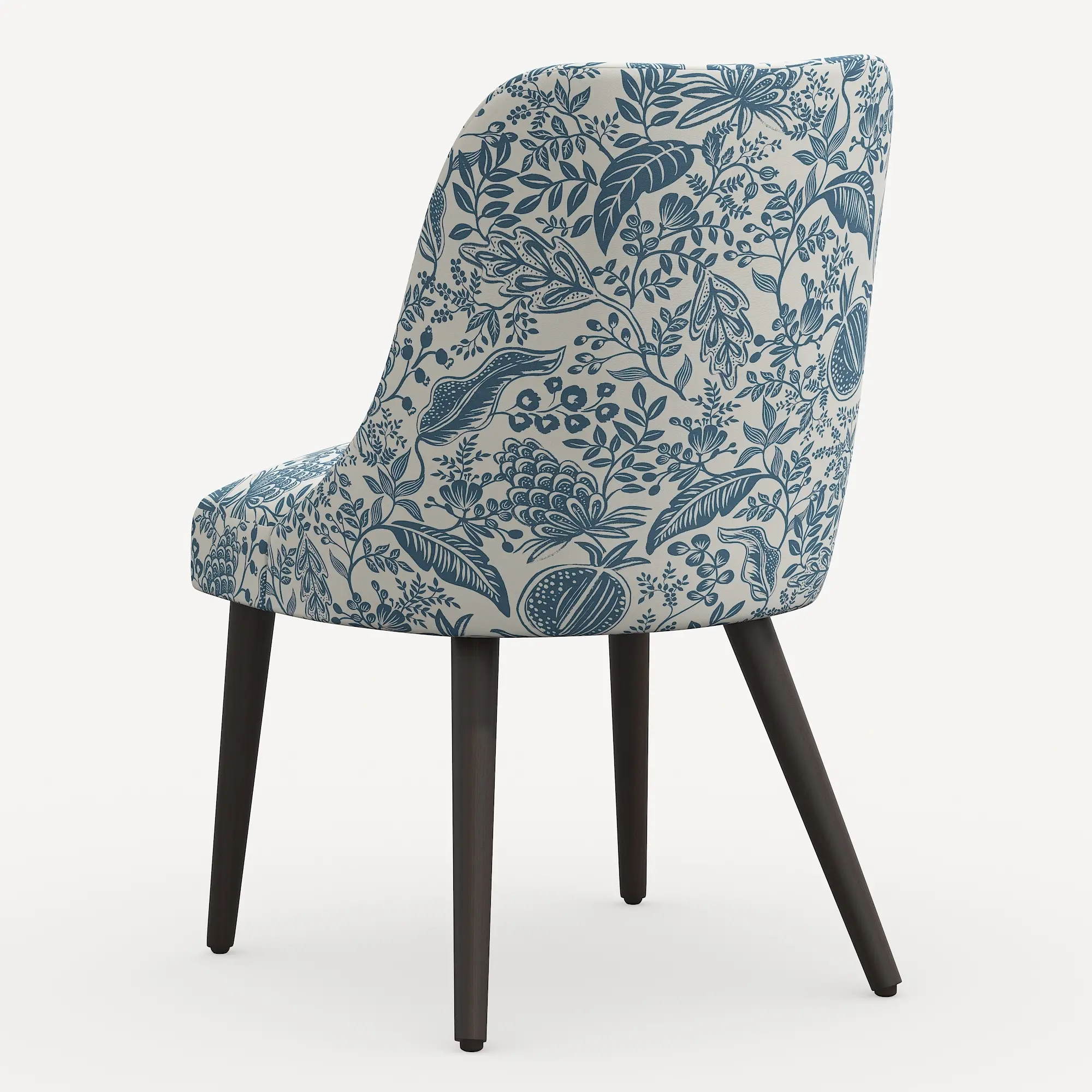 84-6RPCPMBLULCB Rifle Paper Co. Clare Blue Pomegranate Dining Chair-5
