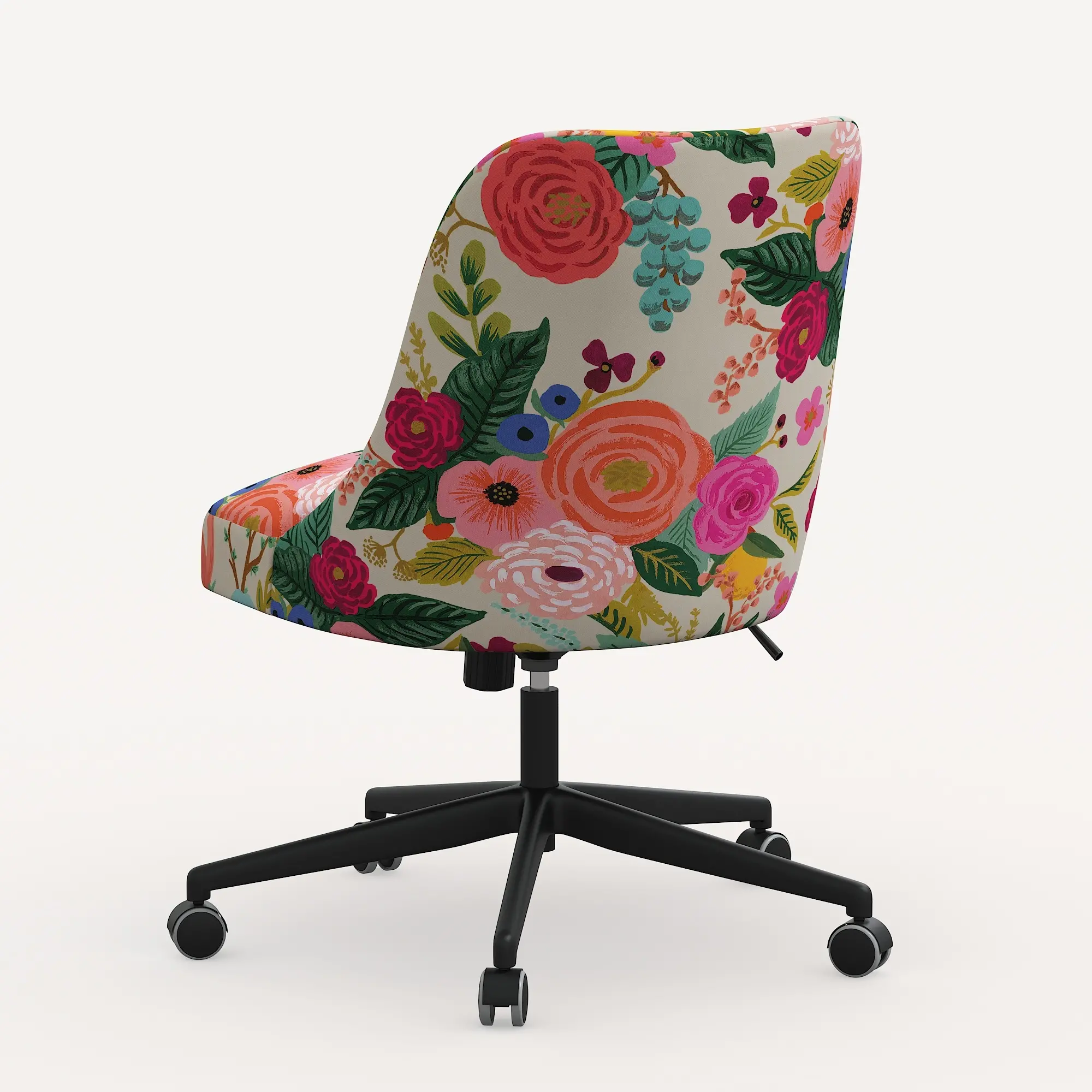 84-9RPCGRPRTLCB Rifle Paper Co. Oxford Garden Party Pink Office Chair-5