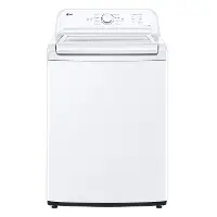 WT6105CW LG 4.1 cu ft Top Load Washer with Agitator - White, 6100W