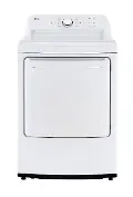 DLE6100W LG 7.4 cu ft Electric Dryer - White 6100
